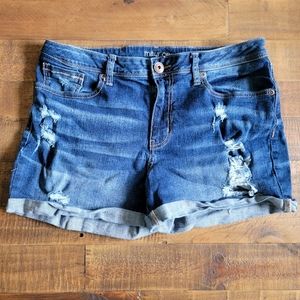 Maurices Distressed Denim Shorts